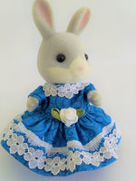 Sister Dress Blue And White